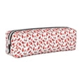 thumbnail image 1 of Honeii Red Birds Pattern Pencil Case, Pencil Pouch, Pencil Case Small, Pencil Pouch Aesthetic, PVC Pencil Pouch, Pencil Bag, Makeup Pouch, 1 of 7
