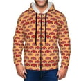 thumbnail image 1 of Honeii Red Cars Print Hoodies for Men, Pullover & Full Zip, Breathable Zip up Hoodie, Sweatshirt-Large, 1 of 5