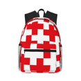 thumbnail image 1 of Honeii Red Cross 1 Print School Backpack,Casual Lightweight Travel Rucksack Daypack,Backpacks for College High, 1 of 6