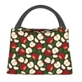 thumbnail image 1 of Honeii Red Fruit Print Cooler Bag Insulated, Large Leakproof Soft Sided Portable Cooler Bag,Lunch Box Lunch Bag, 1 of 6