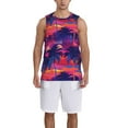 thumbnail image 1 of Honeii Retro Palms print basktball shirt for men and women, Unisex basketball jersey for Theme party-XX-Large, 1 of 6
