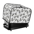 thumbnail image 1 of Honeii Retro Rooster Print 2 slice Toaster Cover, Two Slice Toaster Dust-proof Cover For Kitchen Small Appliance and Fingerprint Protection, 1 of 7