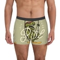 thumbnail image 1 of Honeii Ride The Wave Dinosaur Surfer In Sunglasses Vintage Surfing Men's Underwear Boxer Briefs Pack, ComfortSoft Boxer Brief for Men, Moisture-Wicking Breathable-X-Large, 1 of 5