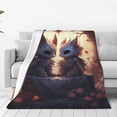 thumbnail image 1 of Honeii Romantic Rose Animal Couple Print Fleece Blanket - Throw Blanket for Bed, Sofa, Couch, Camping, and Travel , Microplush Ultra Soft Warm Blanket-60"x50", 1 of 7