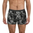 thumbnail image 1 of Honeii Rose Flowers Men's Underwear Boxer Briefs Pack, ComfortSoft Boxer Brief for Men, Moisture-Wicking Breathable-Medium, 1 of 5