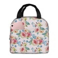 thumbnail image 1 of Honeii Rose Flowers Print Lunch Bag Women, Lunch Box Lunch Bag for Women Adult Men, Small Leakproof Cute Lunch Tote Large Capacity Reusable, 1 of 8