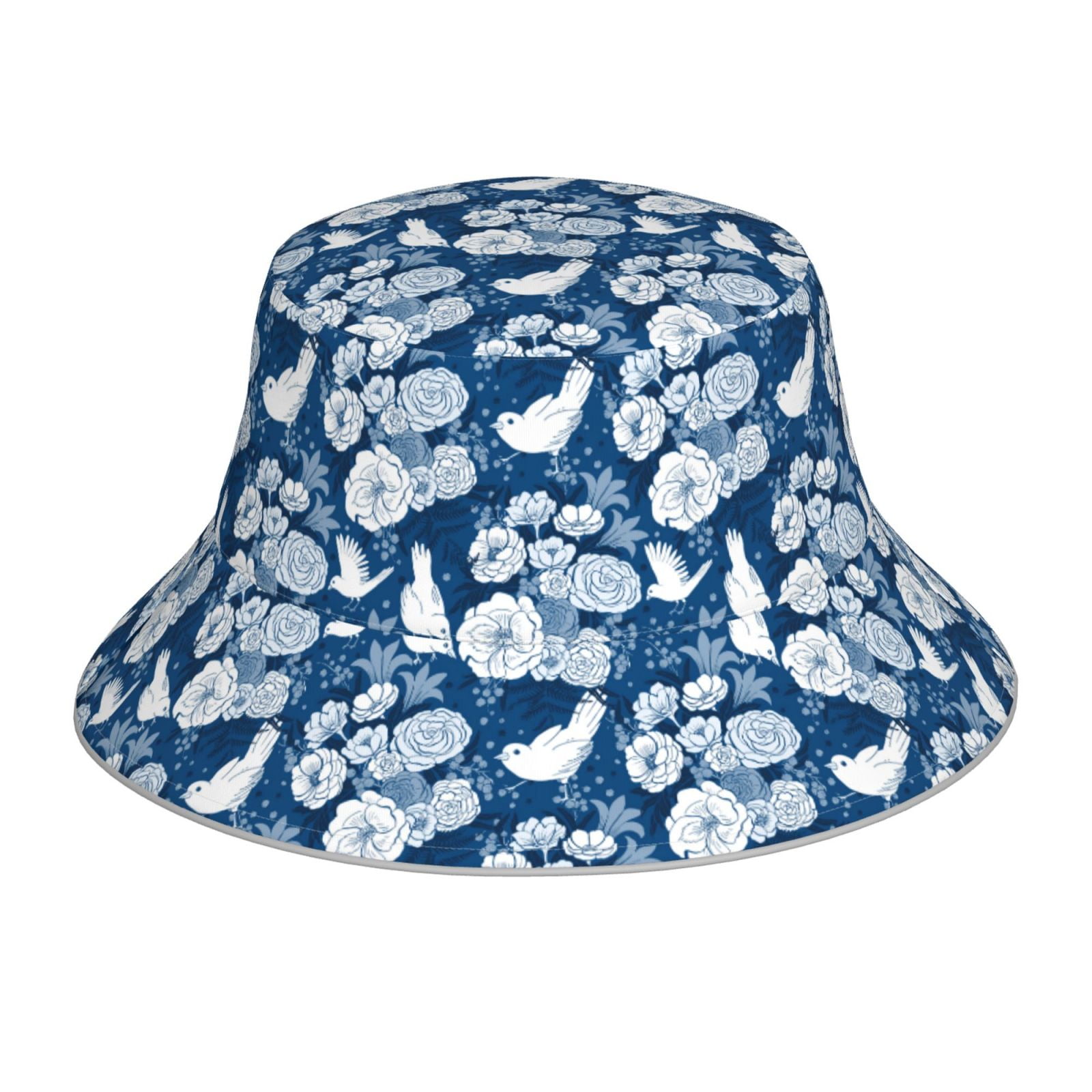 Honeii Rose Flowers for Unisex Bucket Hat Waterproof Rain Hat ...
