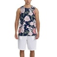 thumbnail image 1 of Honeii Rose Flowers print basktball shirt for men and women, Unisex basketball jersey for Theme party-XX-Large, 1 of 6