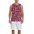 thumbnail image 1 of Honeii Rose Leopard Print print basktball shirt for men and women, Unisex basketball jersey for Theme party-X-Large, 1 of 6