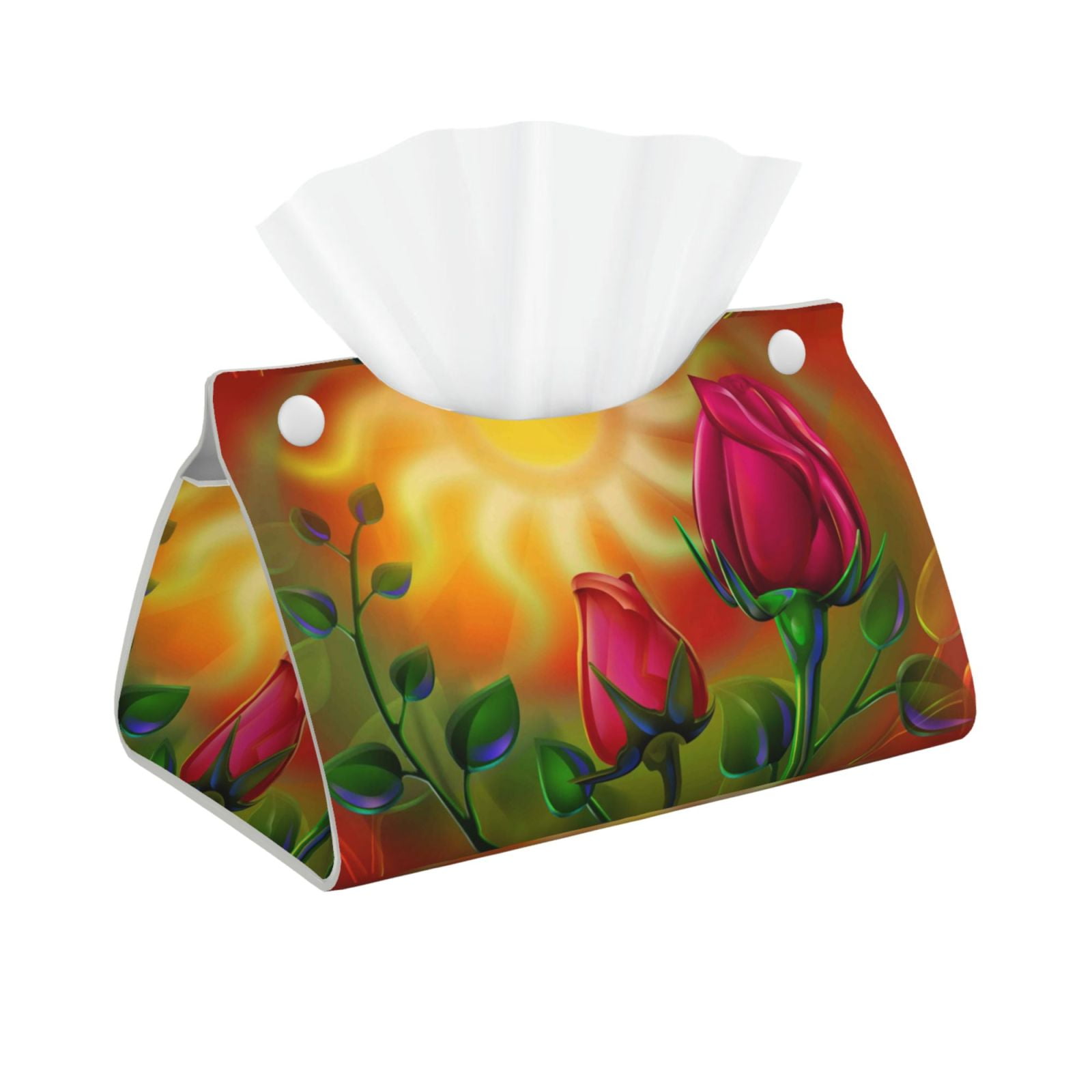 Honeii Rose Psychedelic for Tissue Box Cover/Holder - Covers ...