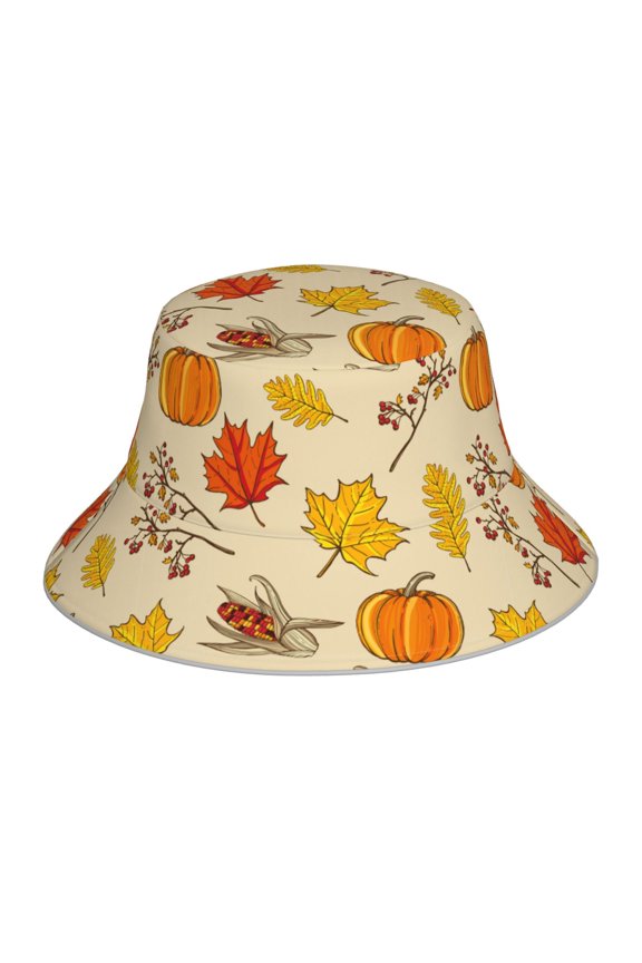 Rustic Harvest Time for Unisex Bucket Hat Waterproof Rain Hat Reversible Shiny Rave Bucket Hat for Concert Festival Boonie Cap