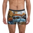 thumbnail image 1 of Honeii Rustic Vintage Truck Autumn Print Mens Boxer Briefs Breathable,Boxer Brief for Men, Moisture-Wicking Underwear-X-Large, 1 of 5