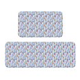 thumbnail image 1 of Honeii Sailboats And Seagulls Print Kitchen Mat [2 PCS] for Floor, Waterproof Non-Slip Rugs, Kitchen Decor,Standing Mat for Floor,Office, Sink, Laundry, 1 of 6