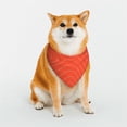 thumbnail image 1 of Honeii Salmon Fish Meat Print Pet Scarf Dog Bandanas for Dogs Triangle Dog Scarfs,Bandana Pet Cute Scarf Bibs for Small Medium Dogs and Cat-Small, 1 of 5