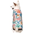 thumbnail image 1 of Honeii Sea Creatures Print Small Dog Hoodies Pet Hooded Sweatshirts Fall Winter Puppy Cat Sweaters Warm Clothes for Small Dogs Outfits Costume-XX-Large, 1 of 7