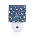 thumbnail image 1 of Honeii Sea Sharks Print LED Night Light with Light Sensor, Night Lights Plug Into Wall,Ideal for Bedrooms and Hallways-EU, 1 of 7