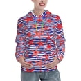 thumbnail image 1 of Honeii Sea Stars Pattern Womens Oversized Hoodies Long Sleeve Sweatshirts Pullover Fall Outfits with Pocket-XX-Large, 1 of 7