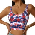thumbnail image 1 of Honeii Sea Stars patten Workout Crop Tank Top for Women Yoga Tank Tops Athletic Sports Shirts Exercise Undershirts,Sports Bra,Sports vest-XX-Large, 1 of 8