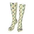 thumbnail image 1 of Honeii Seahorse Print Calf Socks Sports Socks Seamless Toe, Trouser Socks,Knee High Long Socks for Women and Men-One Size, 1 of 8