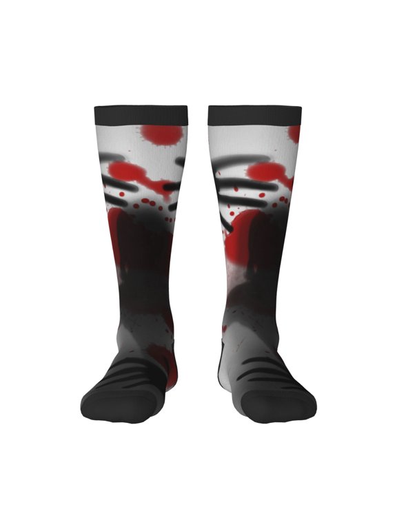 Shadows Behind Print Long Socks,Novelty Design Socks Gift for Men and Women,Crew Socks,Calf Socks