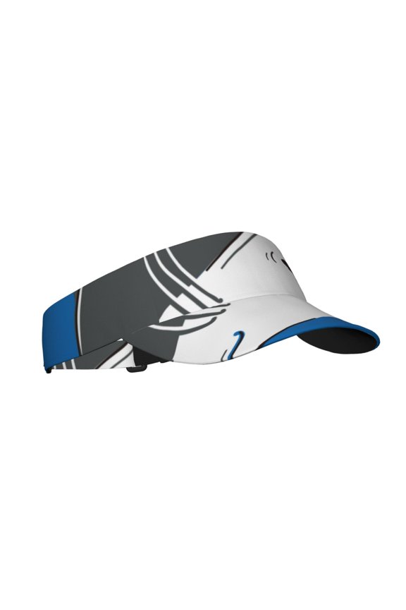 Shark With Sunglasses and Lobste Print Adult Sunscreen Visor Cap, Adjustable Sun Protection Hat,Sun Visor Hats,UV Protection Outdoor Sports Golf Running Sun Caps