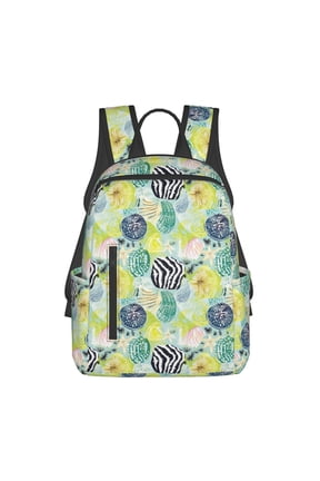 Shell Clam Print Lightweight Backpacks,Carry on Backpack,Durable Backpack for School, Work & Travel