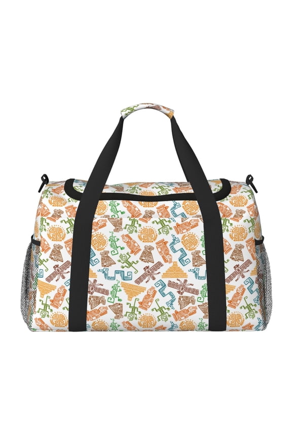 Simple Drawing Print Gym Bag,Carry on Weekender Overnight Bag, Travel Duffel Bags, Personal Item Travel Bag,Tote Bag,Workout Dance Bag