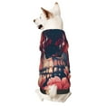 thumbnail image 1 of Honeii Skull With Roses And Sunglasses Print Small Dog Hoodies Pet Hooded Sweatshirts Fall Winter Puppy Cat Sweaters Warm Clothes for Small Dogs Outfits Costume-XX-Large, 1 of 7