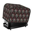 thumbnail image 1 of Honeii Skull and Red Roses Print 2 slice Toaster Cover, Two Slice Toaster Dust-proof Cover For Kitchen Small Appliance and Fingerprint Protection, 1 of 7