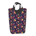 thumbnail image 1 of Honeii Skull mushroom Print Laundry Hamper Collapsible Laundry Baskets, Freestanding Waterproof Clothes Hamper with Easy Carry Handles, 1 of 5