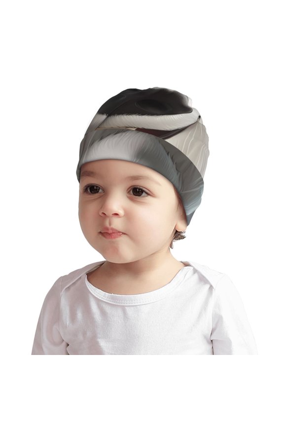 Smiling Polar Bear or Baby Beanie 0-6 Months 6-12-24 Months Kids Winter Hat,Toddler Beanies Baby Girl Boy Hat Warm Cap for Baby, Infant, Toddler-