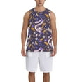 thumbnail image 1 of Honeii Snake And Floral print basktball shirt for men and women, Unisex basketball jersey for Theme party-Medium, 1 of 6