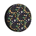 thumbnail image 1 of Honeii Snake And Flower Print Tire Covers, Waterproof Anti-UV Sun Snow Rain Tire Covers for Trailers, RV, Camper, SUV, Truck-16 inch, 1 of 1