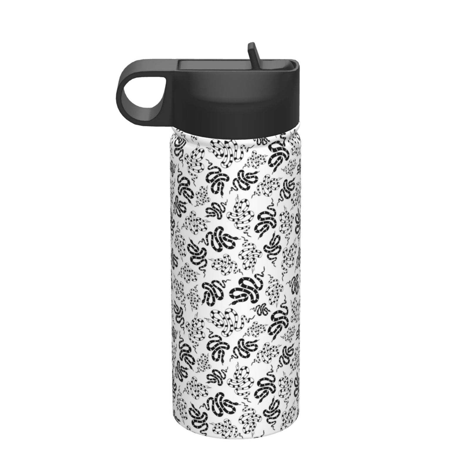Curated visual reference: Fresh Look at Honeii Snake Print 18 Oz Insulated Water Bottle With Straw