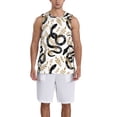 thumbnail image 1 of Honeii Snake print basktball shirt for men and women, Unisex basketball jersey for Theme party-3X-Large, 1 of 6