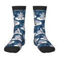 thumbnail image 1 of Honeii Snow Penguin Print Children's Colorful Socks,Unisex Kids and Toddlers' Cushioned Sock,Kids Athletic Crew Socks,for Everyday Wear and Sports, 1 of 5