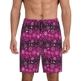 thumbnail image 1 of Honeii Snowflakes And Christmas Print Men's Pajama Sleepwear Shorts - a comfy pajama bottom and lounge short for Relaxed Home Wear-XX-Large, 1 of 6