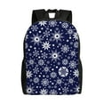 thumbnail image 1 of Honeii Snowflakes2 Print Laptop Backpack for Work, College, Travel, Daily Backpacks for Men Women, Sport Rucksack,Computer Bag, 1 of 8