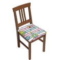 thumbnail image 1 of Honeii Space Doodle Print Square Cushion Cover with Elastic Band & Ties,Sofa Cushion Covers,Furniture Protector for Living Room,Washable Sofa Seat Slipcover-Two Pieces, 1 of 7