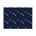 thumbnail image 1 of Honeii Space Galaxy Print Kitchen Drying Mat Coffee Bar Mat Hide Stain Coffee Maker Mat for Countertops Coffee Pot Dish Drying Mat, 1 of 7