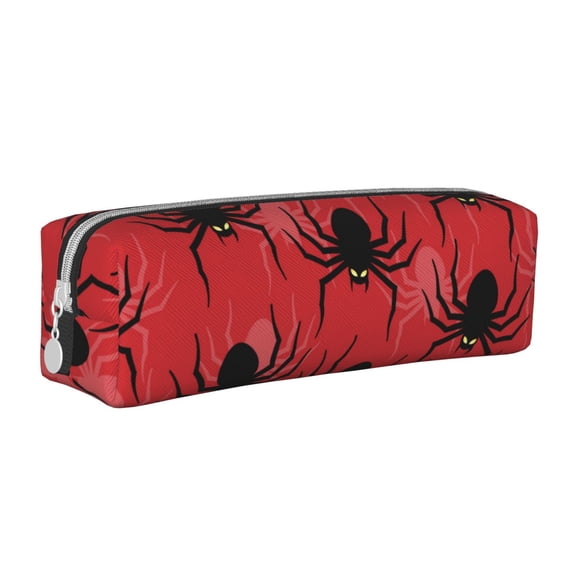 Honeii Spider Pattern Pencil Case, Pencil Pouch, Pencil Case Small, Pencil Pouch Aesthetic, PVC Pencil Pouch, Pencil Bag, Makeup Pouch