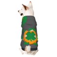 thumbnail image 1 of Honeii Spring St Patrick’S Day Irish Gnomes Print Small Dog Hoodies Pet Hooded Sweatshirts Fall Winter Puppy Cat Sweaters Warm Clothes for Small Dogs Outfits Costume-X-Small, 1 of 7