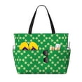 thumbnail image 1 of Honeii St Patrick's Day for Tote Bag with Adjustable Strap,Beach Bag, Waterproof Sandproof Beach Tote Bag, Large Capacity Foldable Beach Bags, 1 of 7