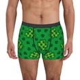 thumbnail image 1 of Honeii St Patrick's Day5 Men's Underwear Boxer Briefs Pack, ComfortSoft Boxer Brief for Men, Moisture-Wicking Breathable-Medium, 1 of 5