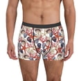 thumbnail image 1 of Honeii Starfish Shell Men's Underwear Boxer Briefs Pack, ComfortSoft Boxer Brief for Men, Moisture-Wicking Breathable-X-Large, 1 of 5