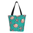 thumbnail image 1 of Honeii Starfish and Shell Print Women Top Handle Satchel Handbags,Fashion Handbag,Messenger Tote Bag Purse for Women,Shoulder Bag Handbag for Travel, Work, 1 of 6