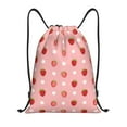 thumbnail image 1 of Honeii Strawberries Print Drawstring Backpack,Drawstring Bags String Backpack Gym Cinch Sack Backpack Sport Bag Draw-Medium, 1 of 6