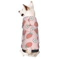 thumbnail image 1 of Honeii Strawberry And Flowers Print Small Dog Hoodies Pet Hooded Sweatshirts Fall Winter Puppy Cat Sweaters Warm Clothes for Small Dogs Outfits Costume-Small, 1 of 7