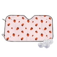 thumbnail image 1 of Honeii Strawberry Print Car Sunshade for Windshield,Car Cover Sunshade Protector,Foldable Front Window Sun Visor,Fits Cars, SUVs, Trucks, 1 of 6