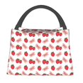 thumbnail image 1 of Honeii Strawberry Print Cooler Bag Insulated, Large Leakproof Soft Sided Portable Cooler Bag,Lunch Box Lunch Bag, 1 of 6